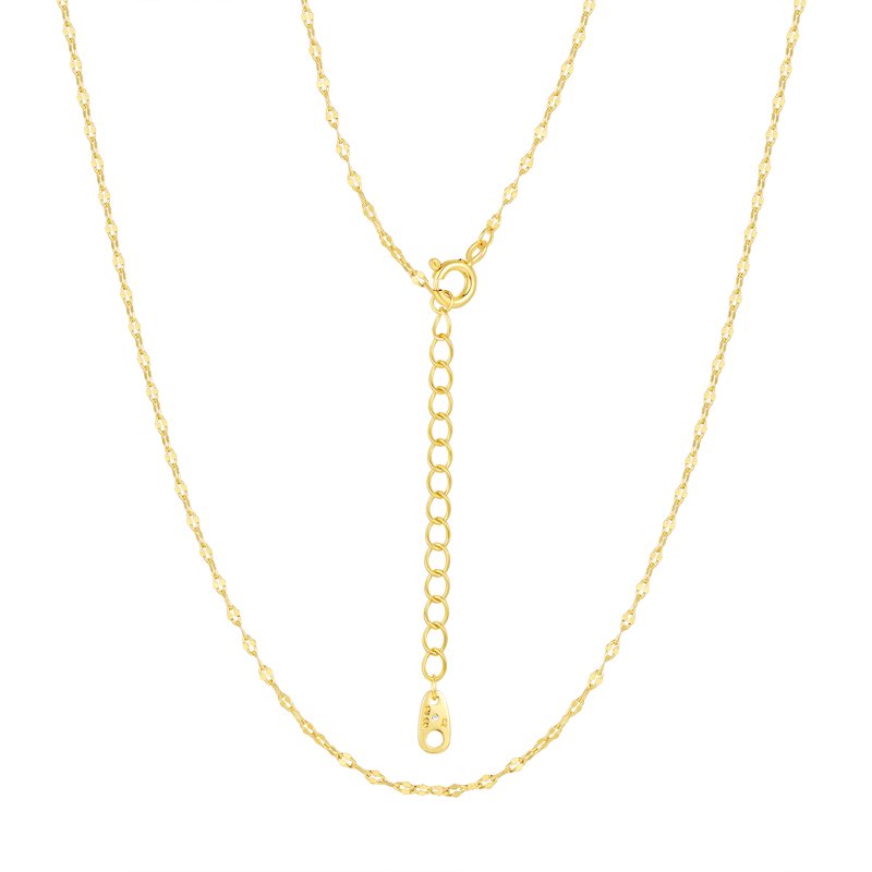 Gold Flash Plated Initial Necklace Set with Cubic Zirconia - Multiple Letters