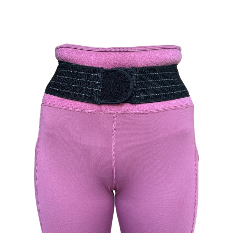 Women's Adjustable Back Support Leggings - 19 Inch, Mauve, Size S