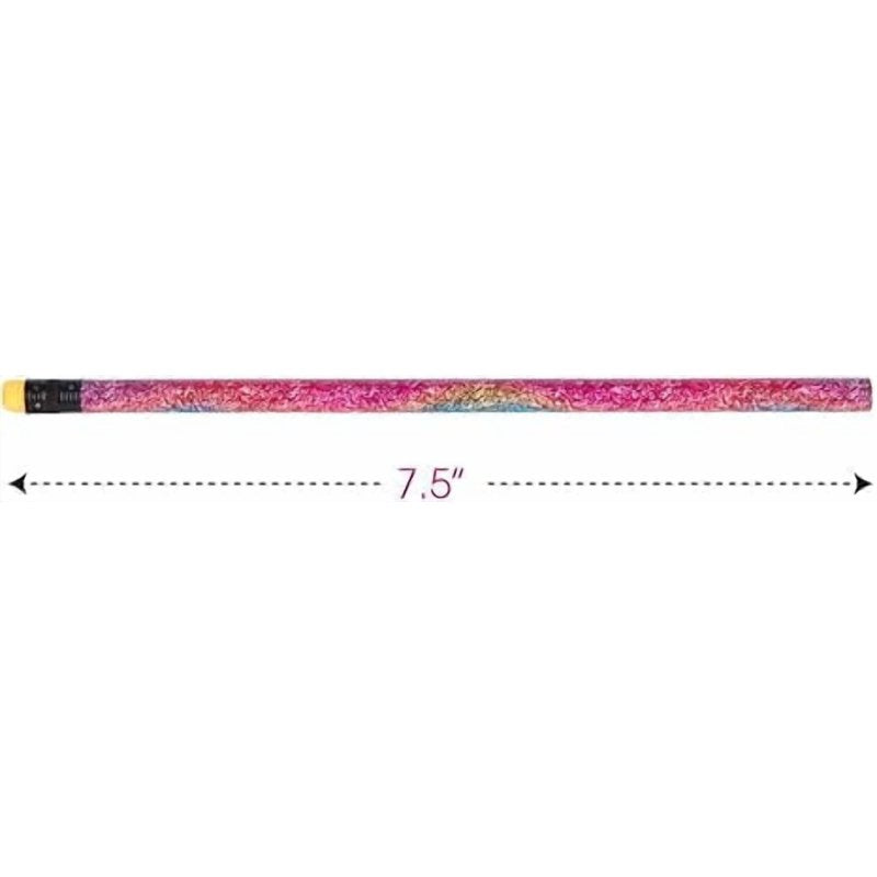 Kids Pencils Set with Erasers - 24 Colorful Wooden Writing & Drawing Pencils