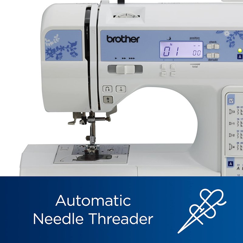 Computerized Sewing Machine with Wide Table 150 Stitches LCD Display