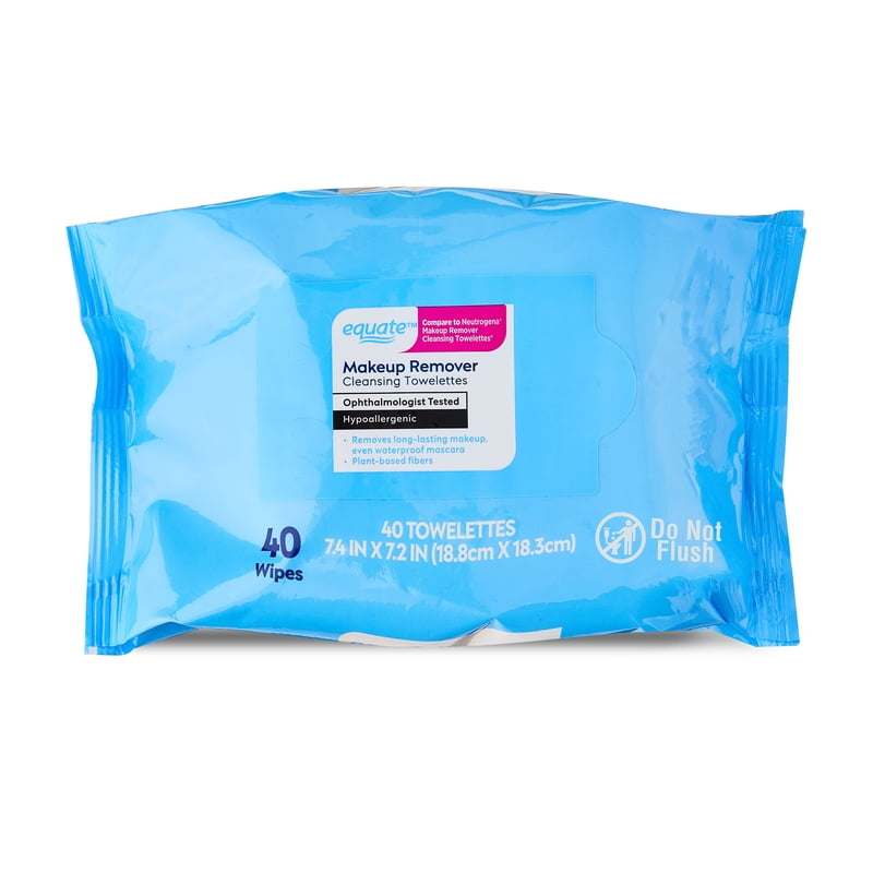 Makeup Remover Cleansing Towelettes with Micellar Technology - Hypoallergenic, Waterproof Makeup Removal