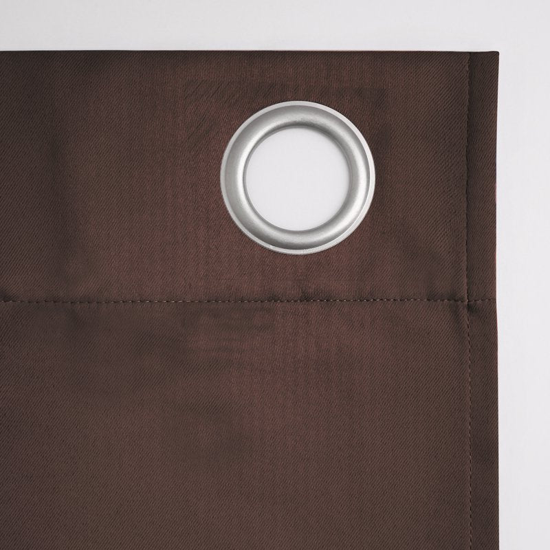 Energy Saving Blackout Curtain Panel Pair - Thermal Insulated Grommet Drapes