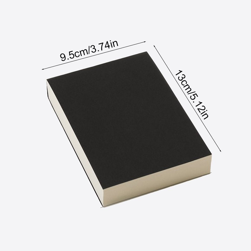 Heavyweight Sketchbook with 500 Pages - 180gsm Thick Paper Portable Art & Drawing Pad