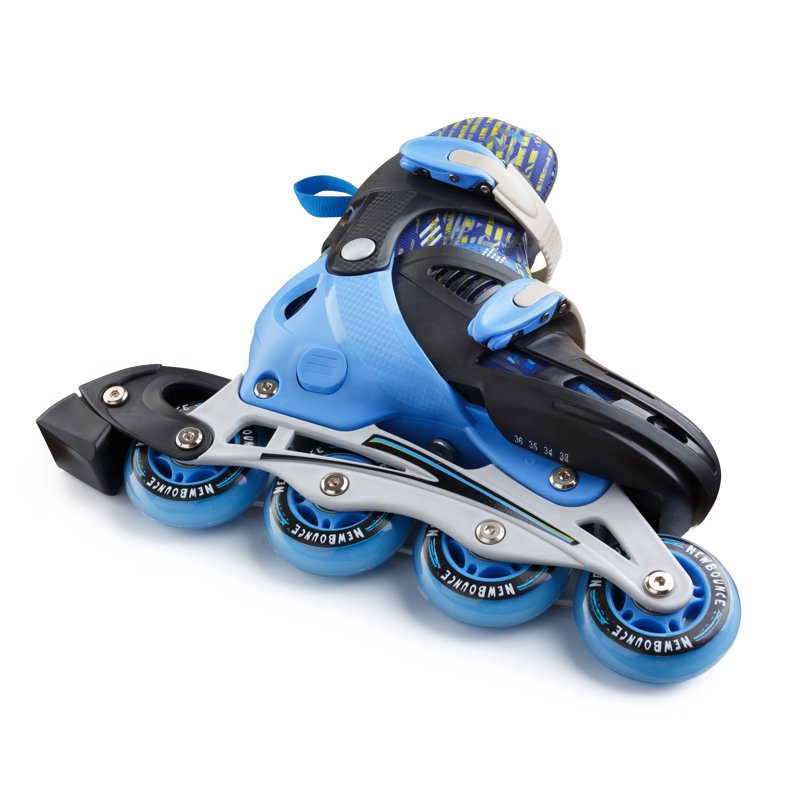 Adjustable Kids Inline Skates - 4 Wheel Roller Blades for Outdoor Fun