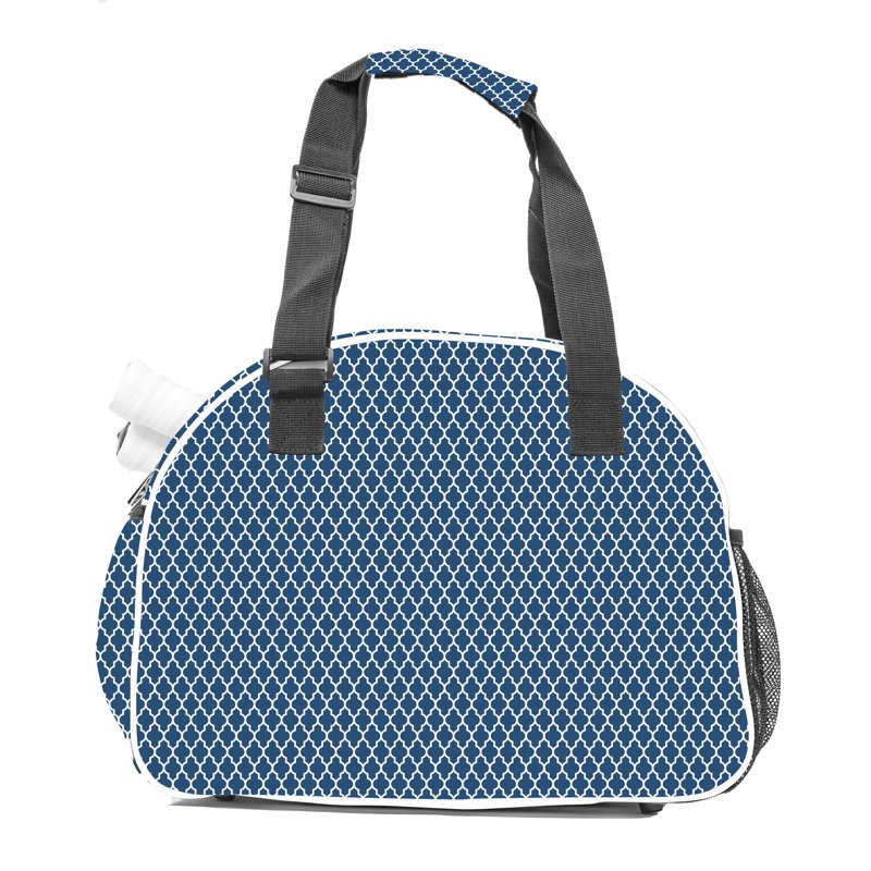 Pik’le’Ball Women’s Premium Pickleball Tote Bag - 3-Paddle Gear & Shoes Blue Classy