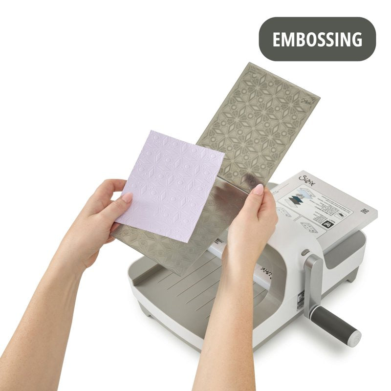 Die-Cutting and Embossing Machine with Starter Kit - Versatile Craft Tool