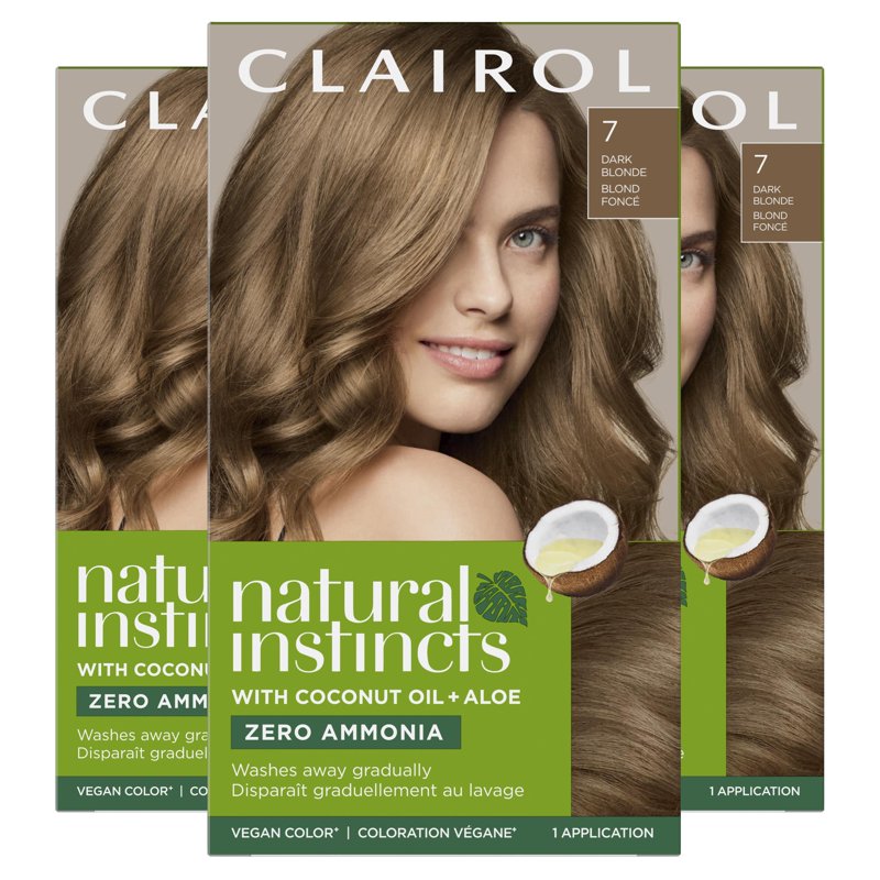 Demi-Permanent Hair Color Creme - Natural-Looking Blonde Hair Dye, 1 Application