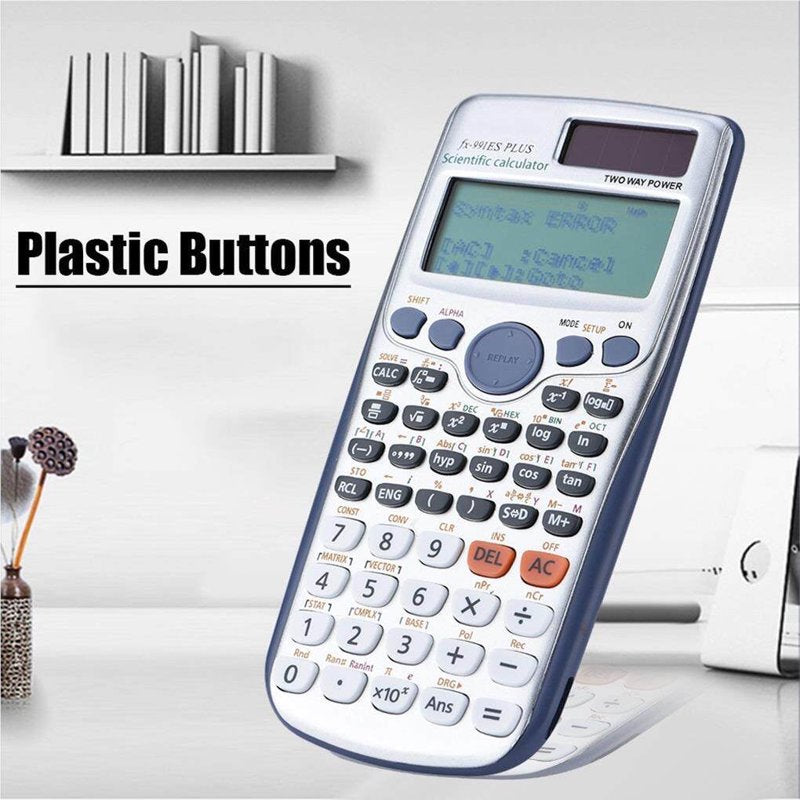 Scientific Graphing Calculator with 417 Functions, Two-Way Power, White
