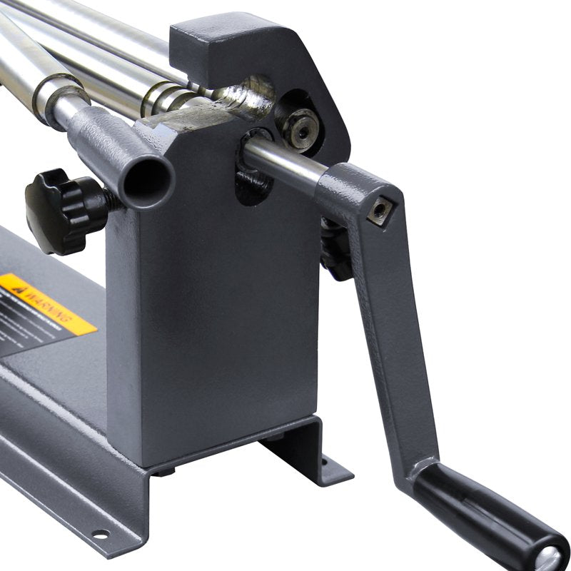 Manual Sheet Metal Roller Machine 12 Inch Capacity for Steel Aluminum Copper