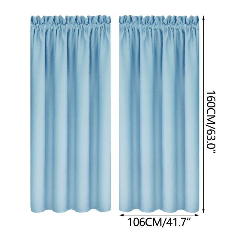 Blackout Curtains for Bedroom Living Room Patio - Thermal Insulated Grommet Panel