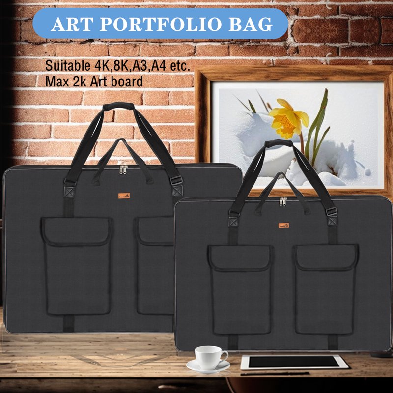 Art Portfolio Case 23x31 inch Heavy Duty Soft Side for Artists & Students