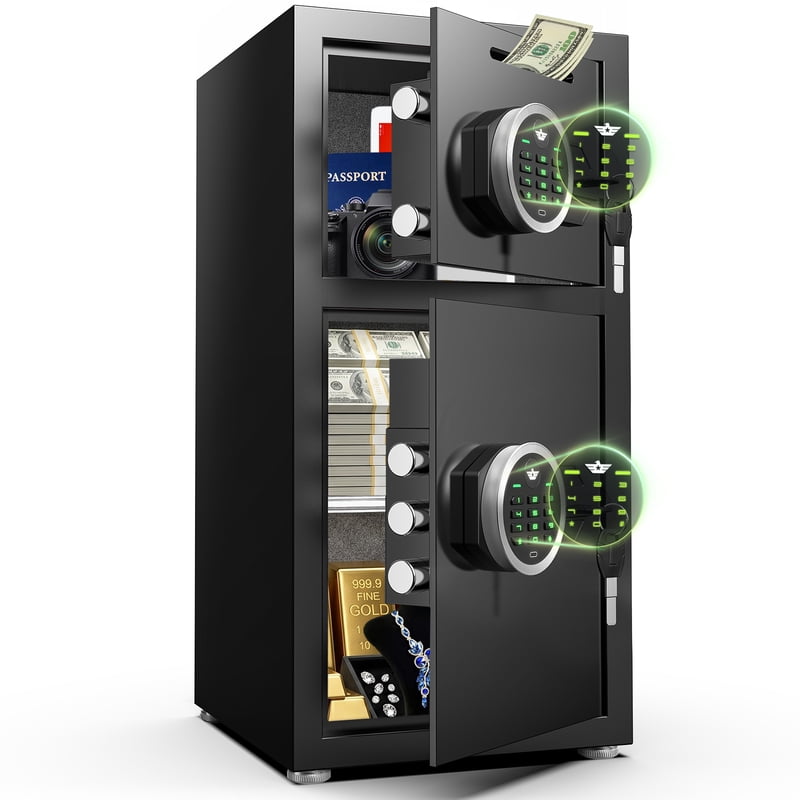 Heavy Duty Digital Safe Box with Dual Alarm System & Deposit Slot