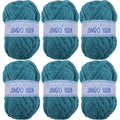 Chunky Chenille Yarn for Hand Knitting - Soft Thick Polyester for Blankets, Pillows & Pet Beds