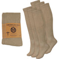 Diabetic Over The Calf Socks with Seamless Toe Cushion Non-Binding Cotton 6 Pairs