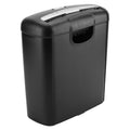 6-Sheet Cross Cut Paper Shredder with 3 Gallon Bin for Office & Home, Black