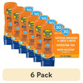 SPF 30 Sunscreen Lotion - 6 Pack, Water & Sweat Resistant, Broad Spectrum