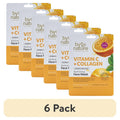 Vitamin C and Collagen Hydrating Sheet Face Masks 6+ Pack | Brighten & Firm Skin