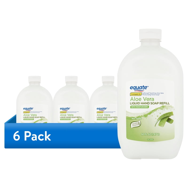 Aloe Vera Liquid Hand Soap with Moisturizers - 50 fl oz - All Pack Sizes
