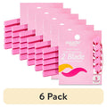 Disposable Women's Razors with Lubricating Strips - Pink, 5 Count - Pack of 6