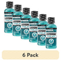 Listerine Cool Mint Antiseptic Mouthwash - Long-Lasting Fresh Breath, Plaque & Gingivitis Protection, 6 Pack