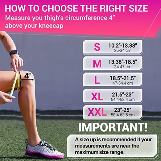 Compression Knee Brace with Stabilizers & Gel Pads - Support for Pain & Sports