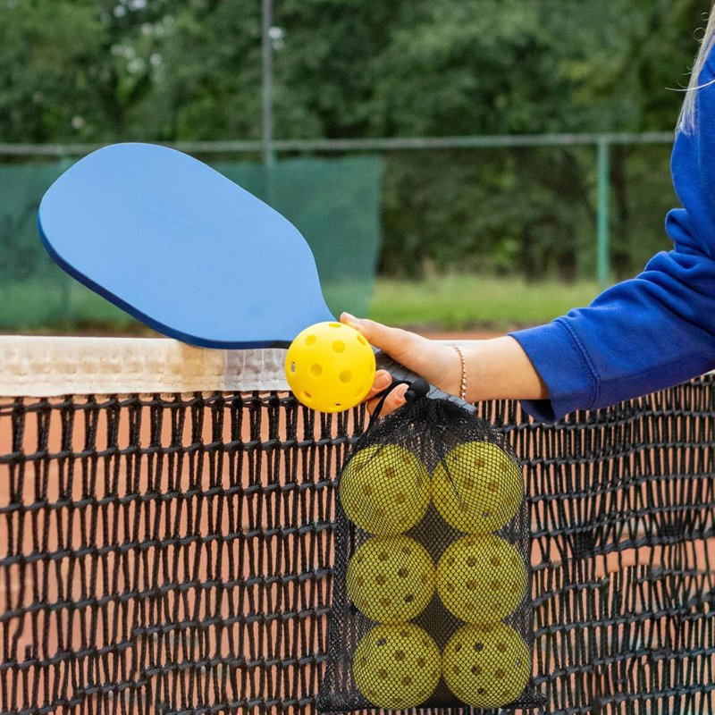 Pickleball Balls 20 Pack USAPA Approved, 40-Hole Indoor/Outdoor Multicolor