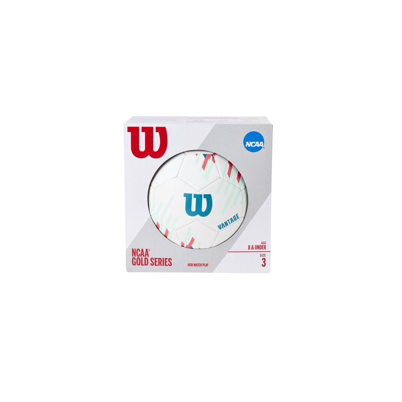Wilson NCAA Vantage Soccer Ball - White Teal, Size 5 (Variation: 5, White/Teal)