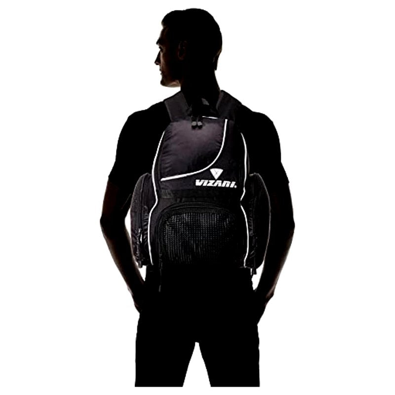 Sports Backpack with Soccer Ball Compartment, Breathable Pockets & Padded Straps