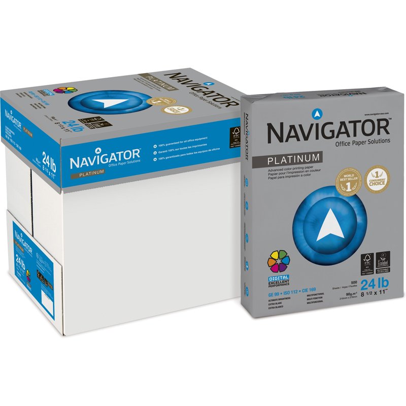 Multipurpose Printer Paper - 8.5 x 11 White, 24lb, 5000 Sheets