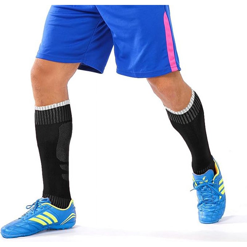 Youth & Adult Soccer & Baseball Socks Pack - Breathable, Soft, Durable