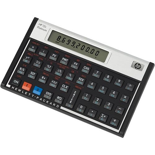 HP 12c Platinum Financial Calculator with 10-Digit LCD for Business & Finance