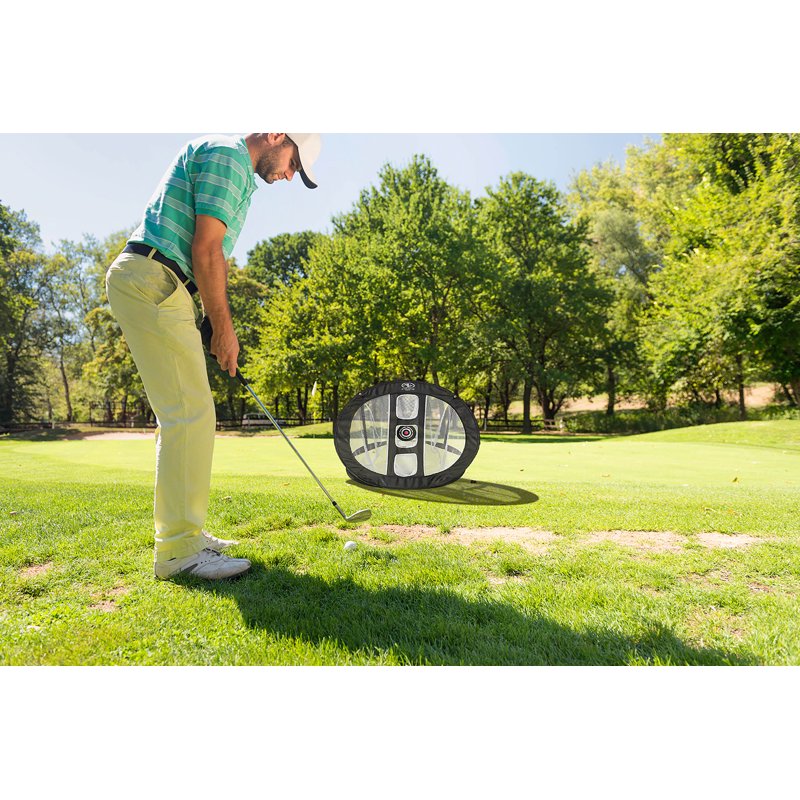 Golf Practice Net with 3 Targets - Portable Chipping Net for Indoor Outdoor Use