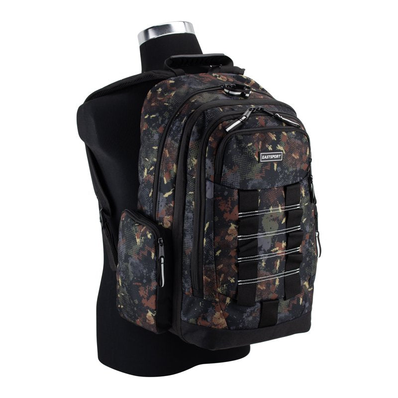 Expandable Recycled Backpack Unisex Casual School & Travel Bag