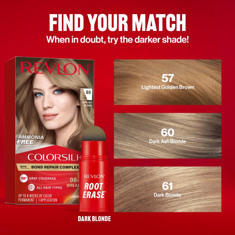 Root Concealer Spray for Gray Hair Cover Up, Instant Root Touch Up, Water-Resistant, Multiple Shades