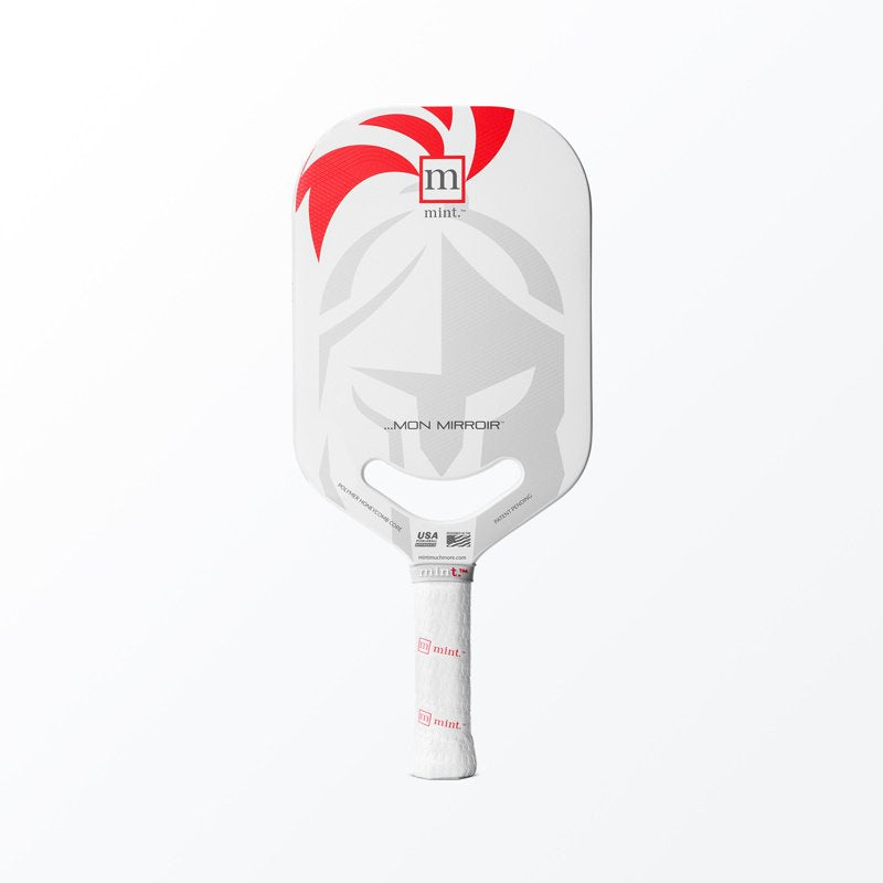 Mint Mon Mirroir Pickleball Paddle – 3K Carbon Kevlar Face, 14mm Poly Core, Edgeless USAPA Approved