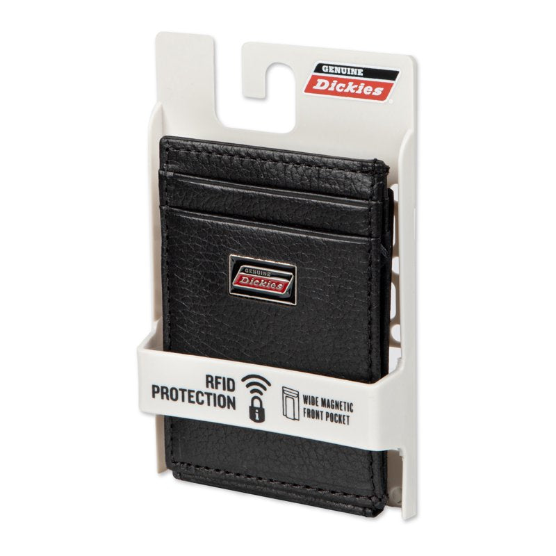 Men's Slim Magnetic Front Pocket Wallet - Black, RFID-Blocking