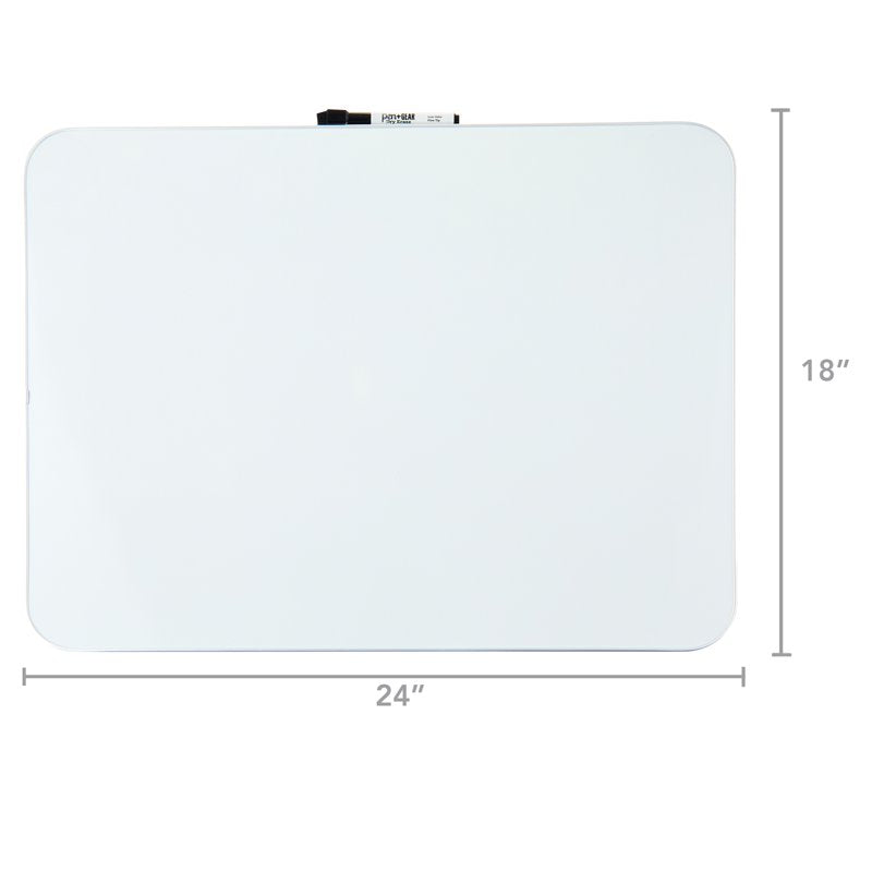 Magnetic Dry Erase Board 17x23 Inches with Marker & Magnets - White
