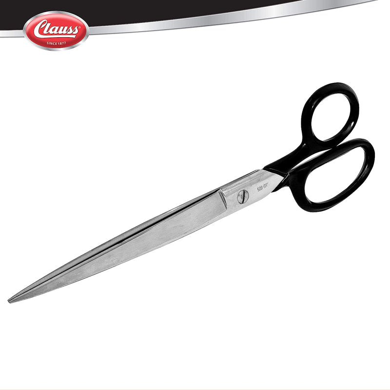 Ambidextrous Fabric & Ribbon Shears - 9 Inch Straight Steel Blades