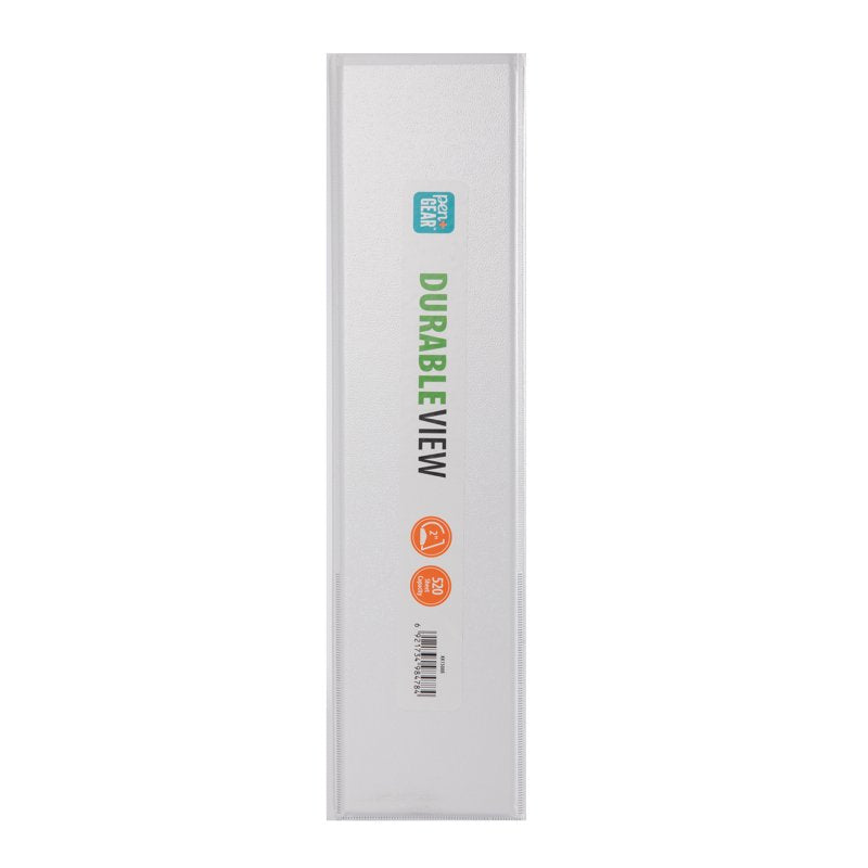 Durable View Binder with 2-Inch Rings for 520 Sheets - White