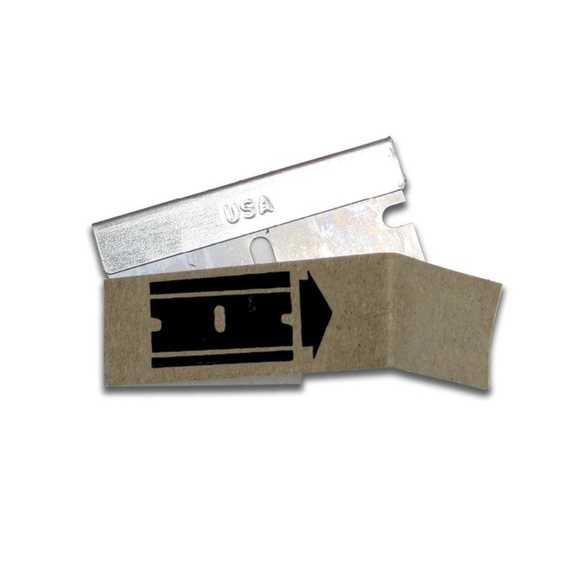 Single Edge Razor Blades Dispenser Pack - High Carbon Steel, Paper Wrapped