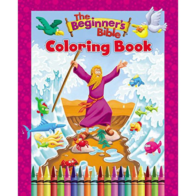 Kids Bible Coloring Book - Over 60 Bible Stories & Characters, Paperback
