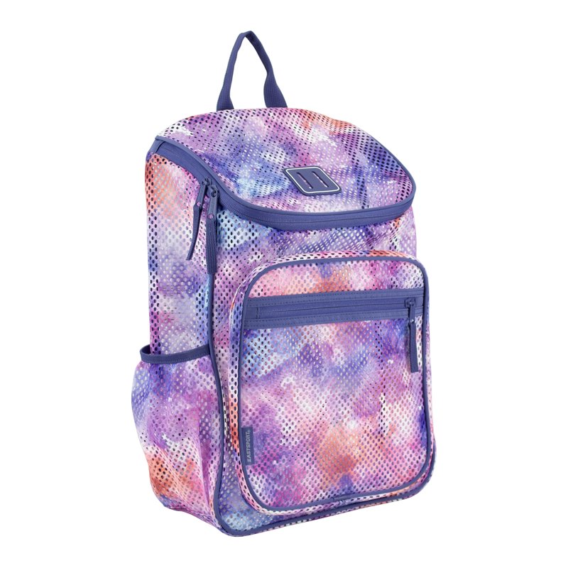 Mesh Backpack with Spacious Main Compartment & Hydration Pockets - Unisex Travel & School Bag
