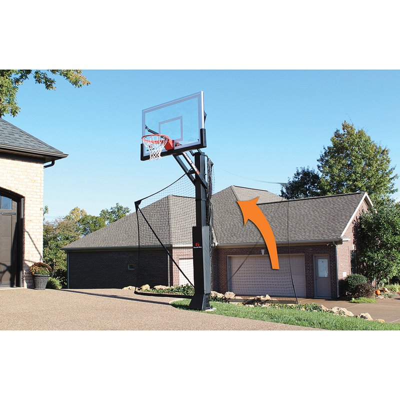 Goalrilla Basketball Yard Guard Defensive Net System for Court Safety
