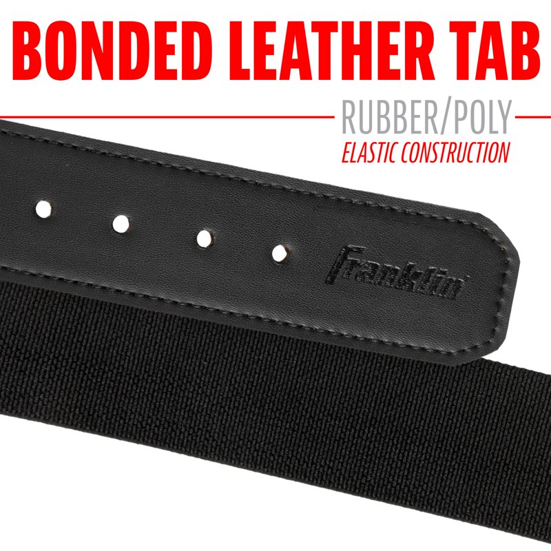 Adult Baseball Belt - Adjustable Black Belt for Softball & Baseball Uniforms