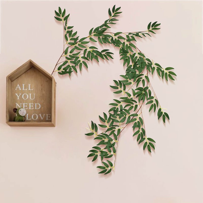 Artificial Eucalyptus Vine Garland 1.7M Indoor Wall Decor Nordic Green Hanging Plant