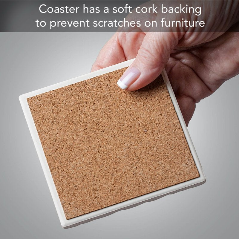Know Everything Single Coaster Tile - Thirstystone Absorbent Stone 4x4