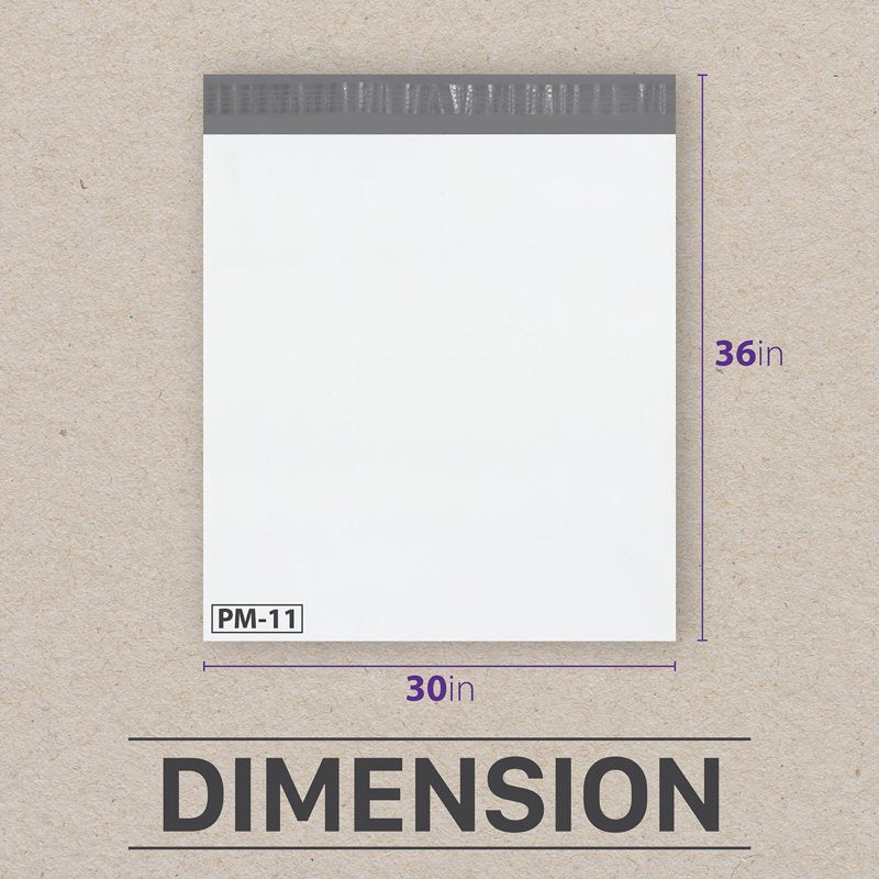 Large Poly Mailers Self-Seal Waterproof Shipping Envelopes - 30x36 Inches, Bulk Pack