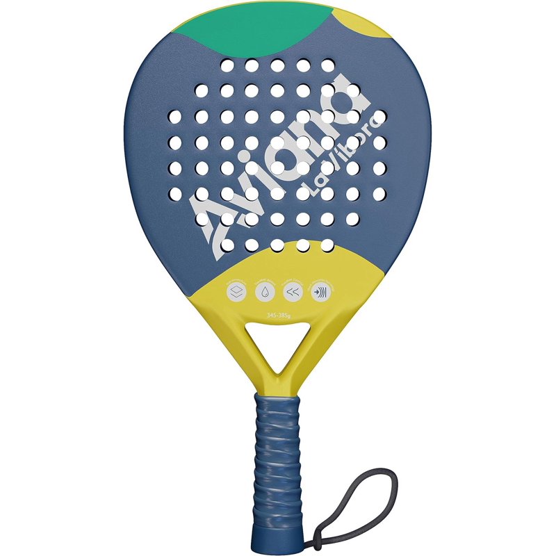 Padel Racket Carbon Fiber Surface EVA Memory Foam Core Beginners & Pros