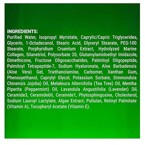 Majestic Pure Tea Tree Oil Moisturizing Cream - Body, Foot & Face Moisturizer - With Ceramides, Vitamins A E & Vegan Collagen - For Dry Skin, Oily Skin, & Appearance Of Wrinkles - 16 oz