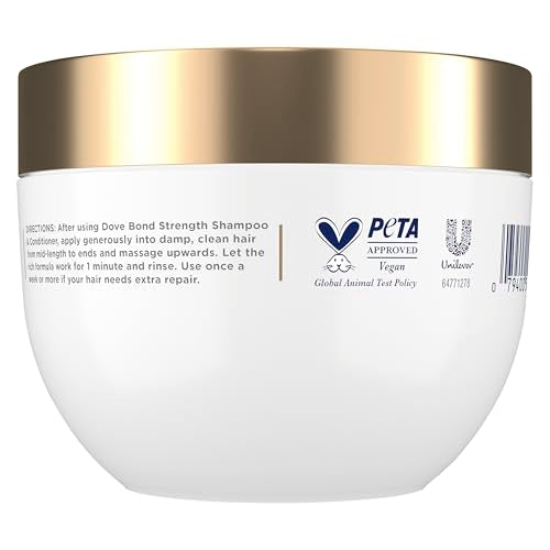 Dove Hair Bond Strength 10in1 Serum Mask for Chemically Damaged Hair with Bio-Protein Care Technology plus Peptide Complex 9.2 fl oz.,(Pack of 2)